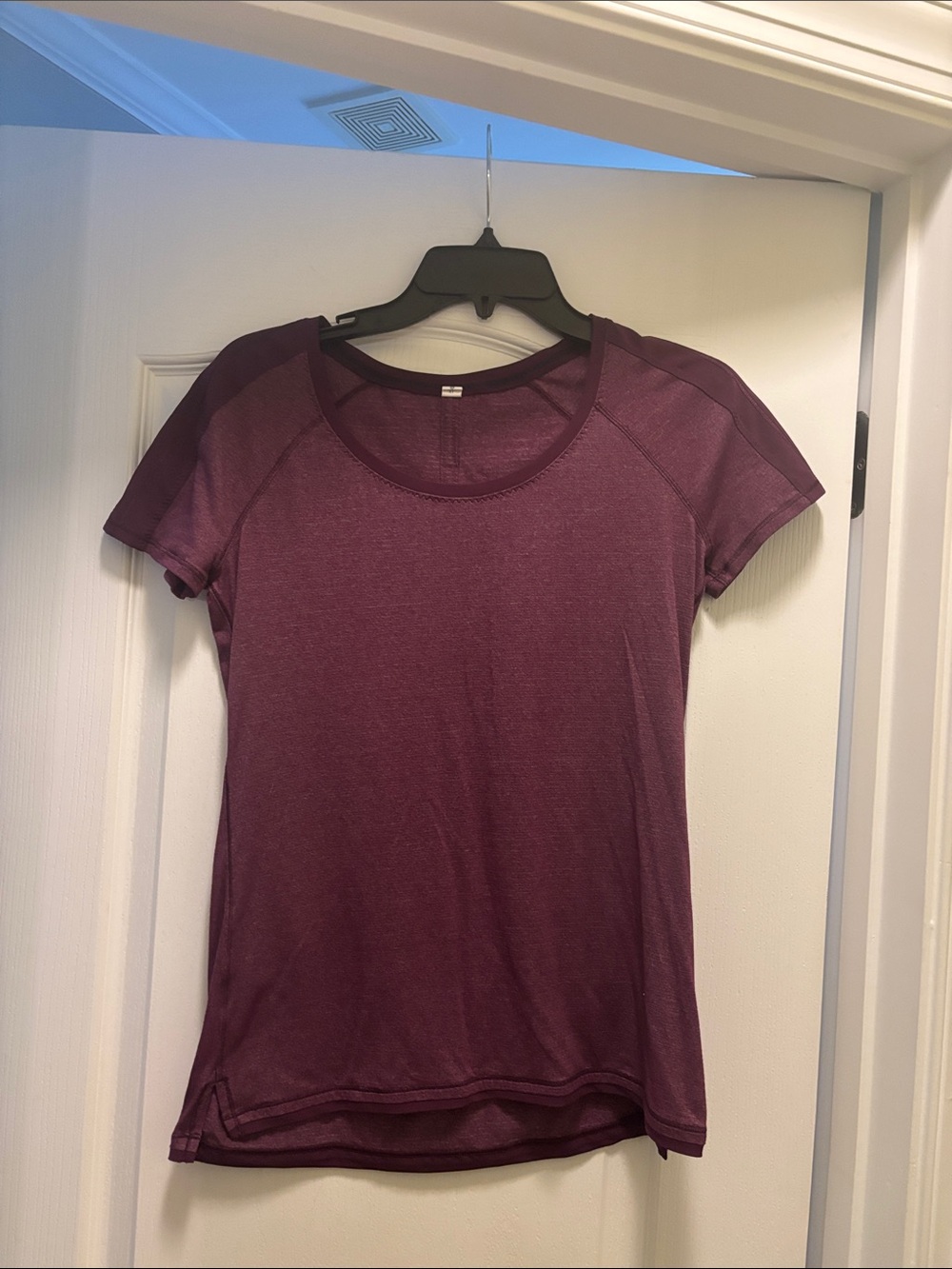 lululemon athletica Plum Short Sleeve Active Tee